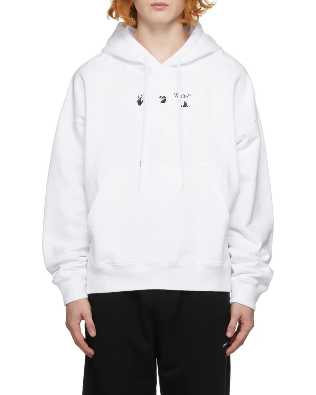 Logo-Print Drawstring Hoodie