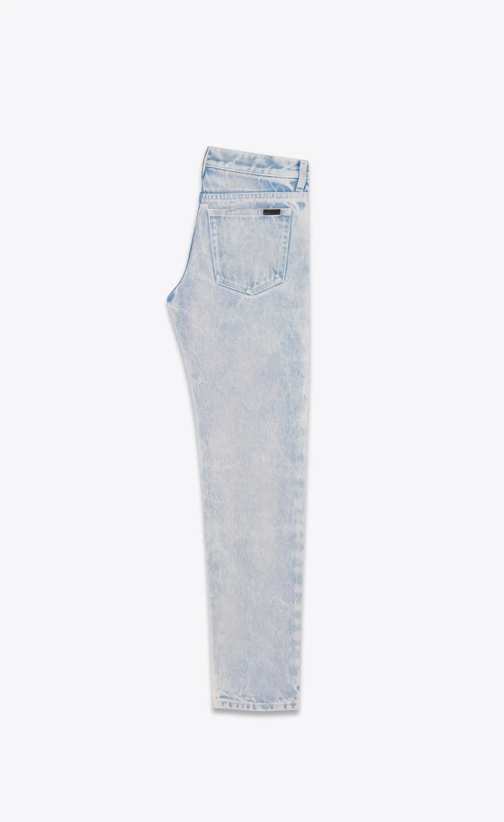 Saint Laurent Button Detailed Low Waist Jeans