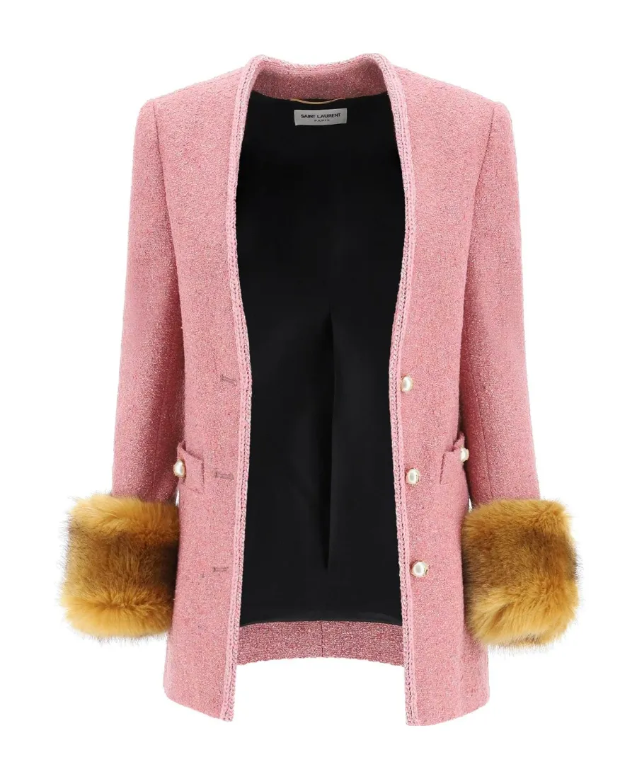 V-Neck Suit Coat