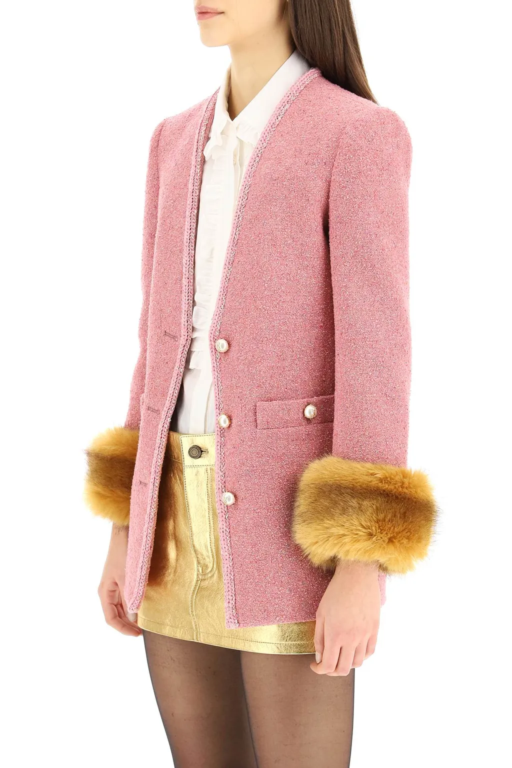 V-Neck Suit Coat