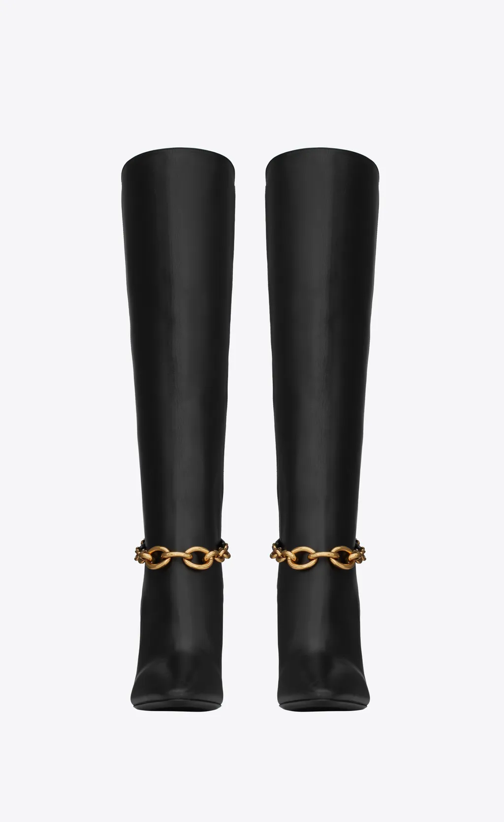 Saint Laurent Le Mailon Chain-Detailed Boots
