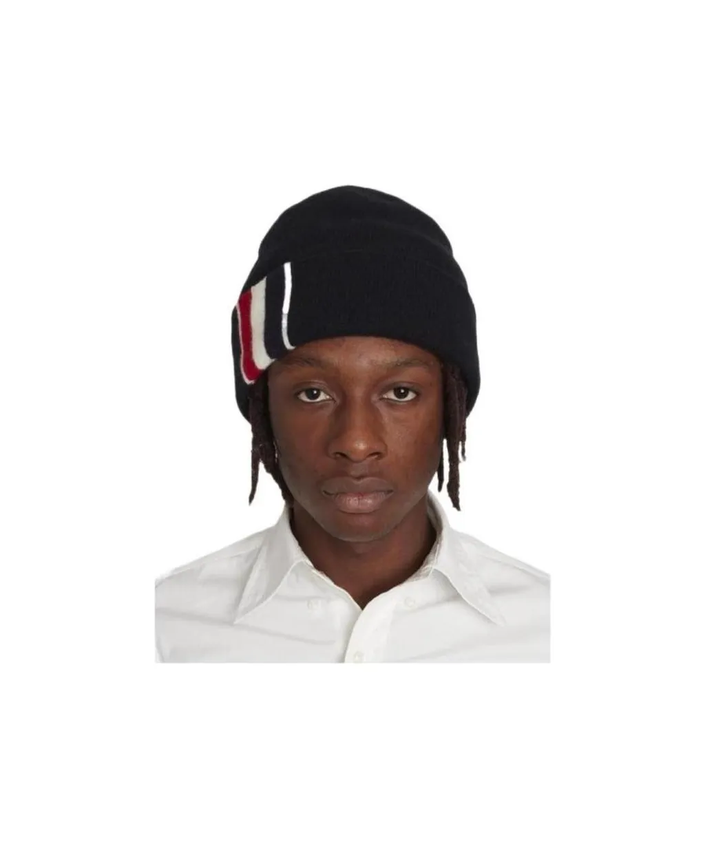 Tricolour Detail Beanie