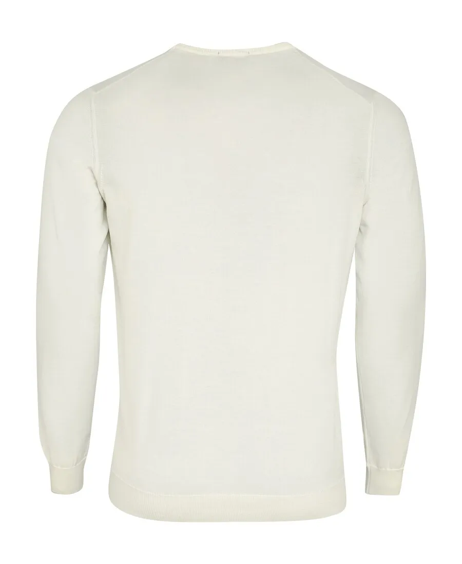 Crew-Neck Cotton Jumper