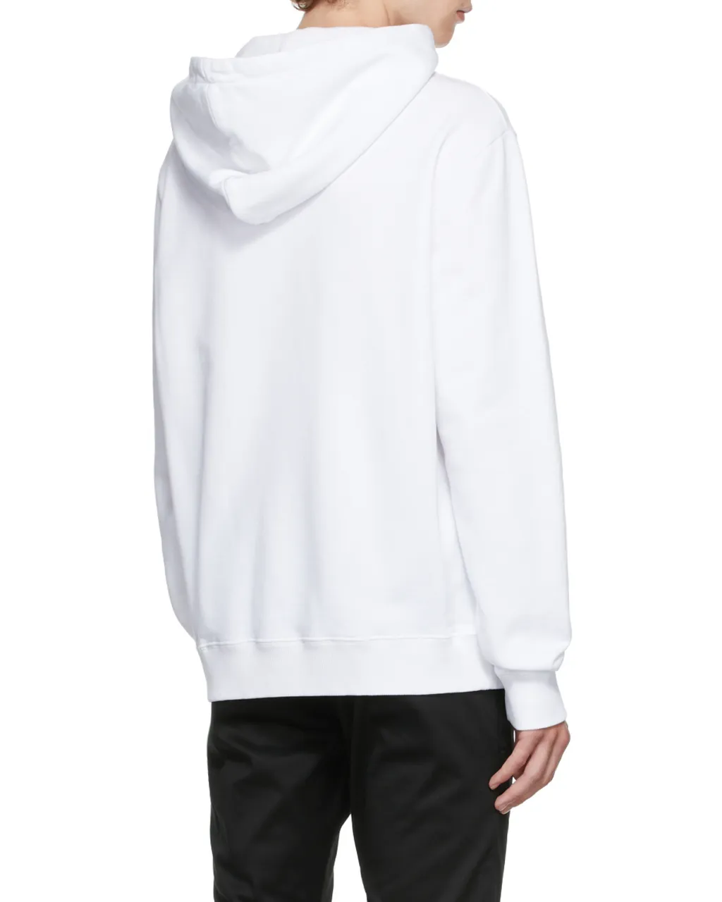 Saint Laurent Logo Printed Drawstring Hoodie