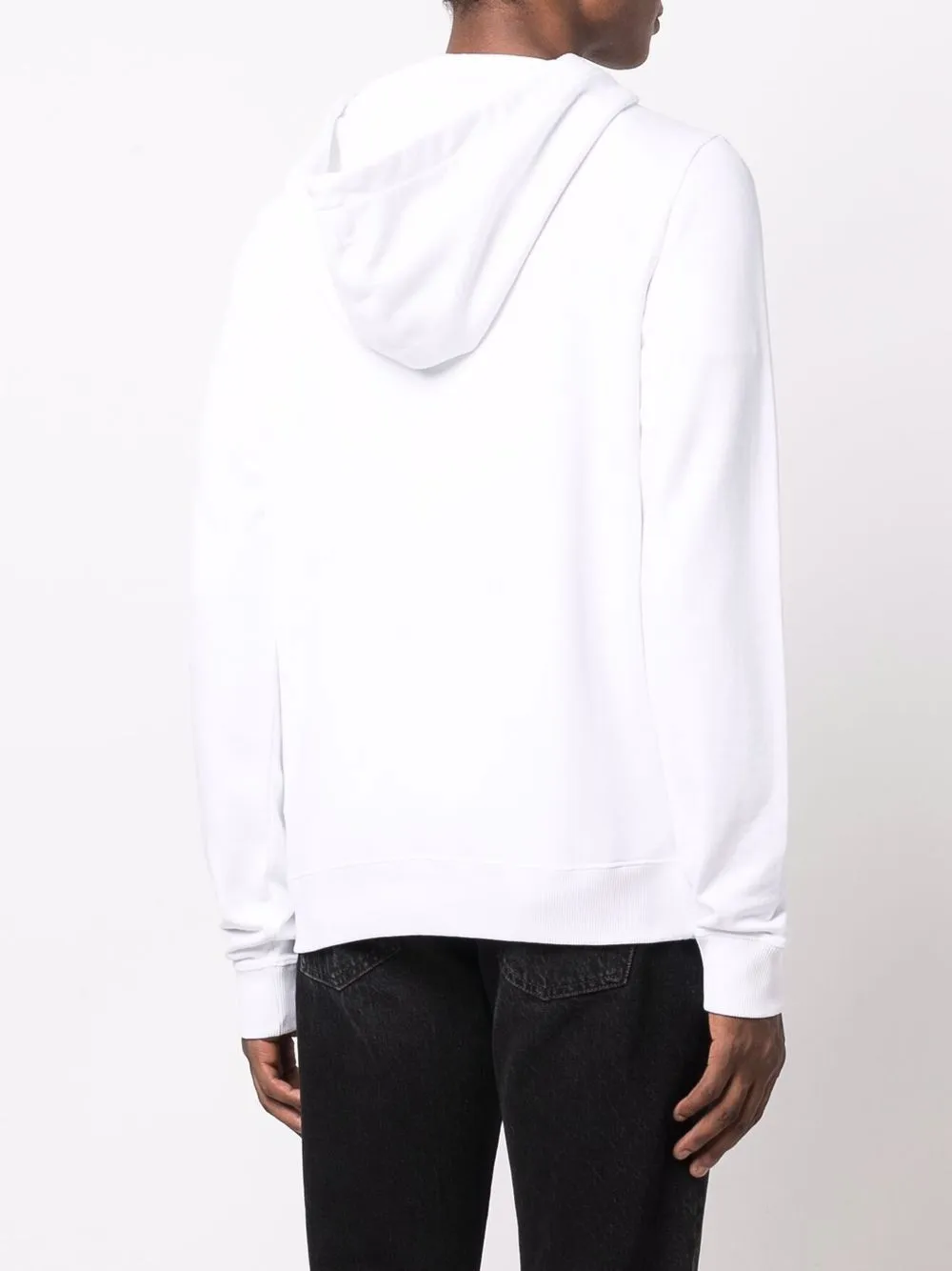 Saint Laurent Logo Printed Drawstring Hoodie