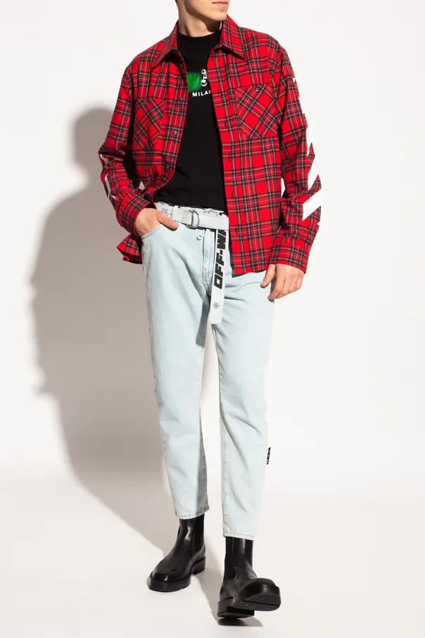 Diag Checked Flannel Shirt