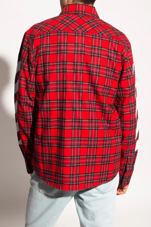 Diag Checked Flannel Shirt