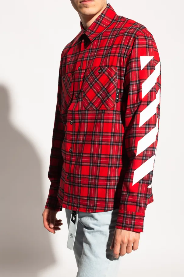 Diag Checked Flannel Shirt