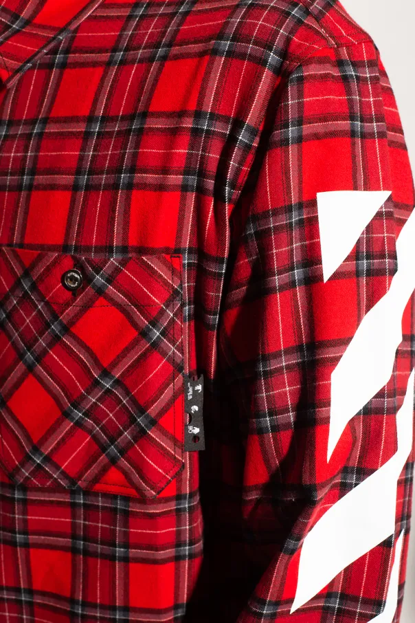 Diag Checked Flannel Shirt
