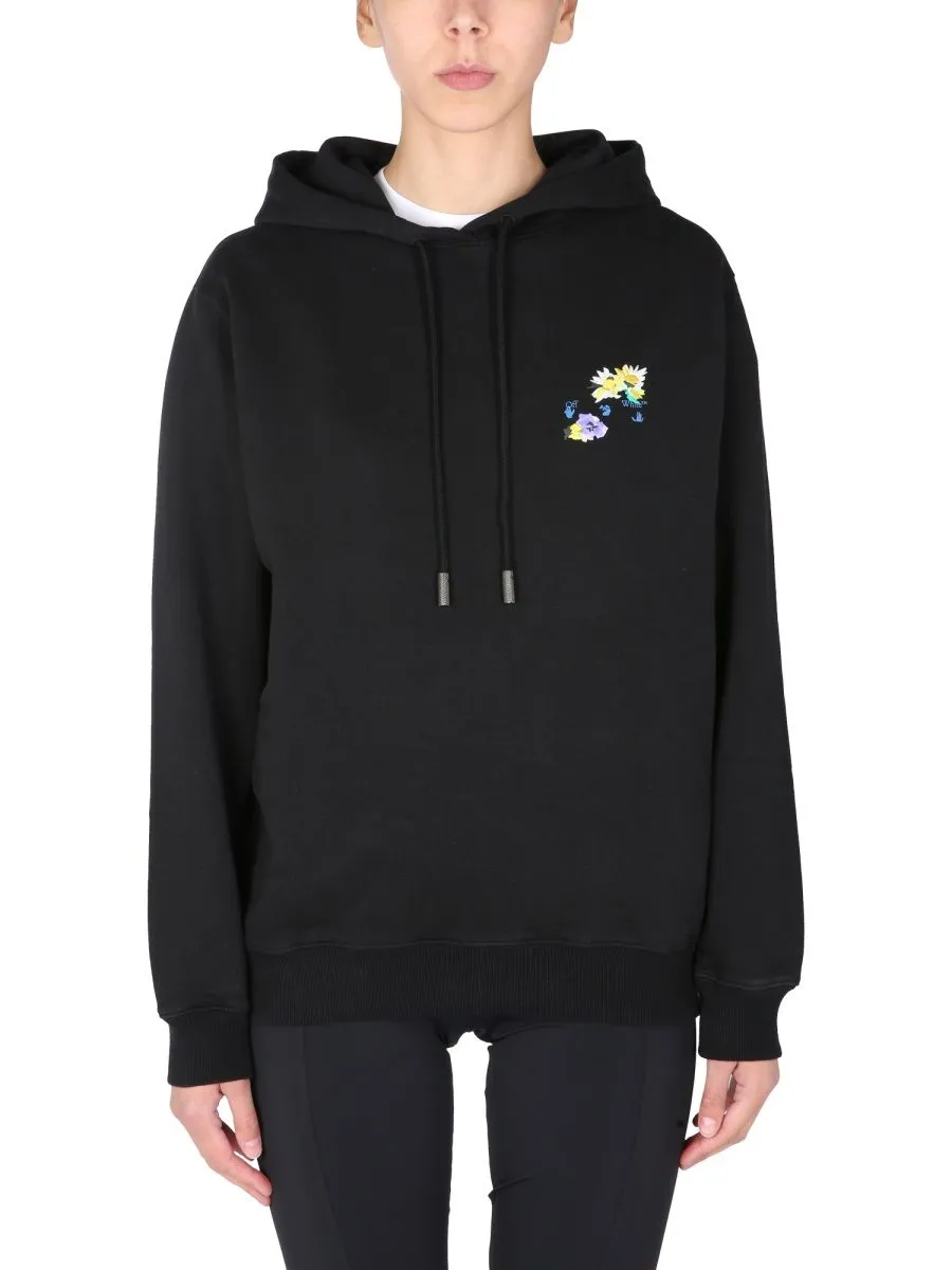 Check Arrows Hooded Sweatshirt