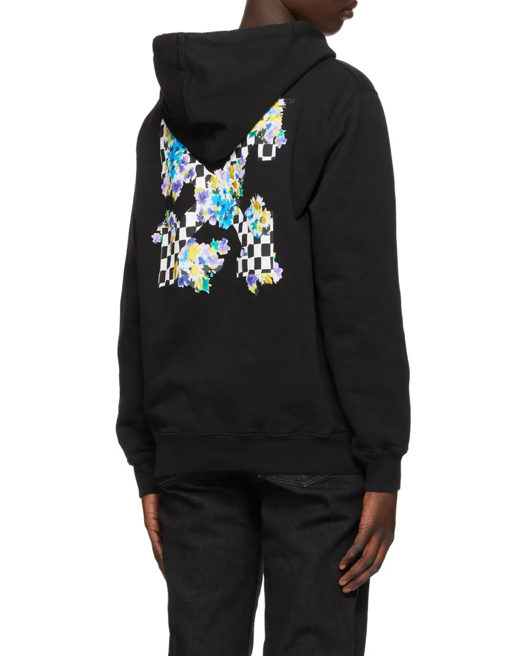 Check Arrows Hooded Sweatshirt