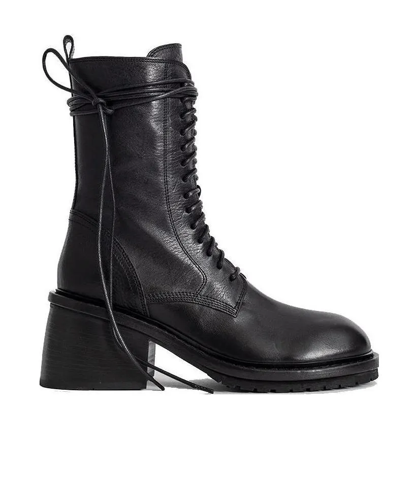 Leather Combat Boots