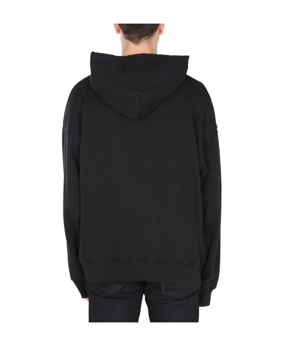 Versace Jeans Couture Logo Printed Drawstring Hoodie