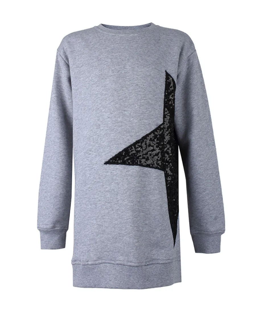 Round Collar Long Sleeve Sweater
