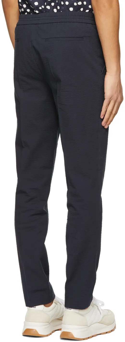 Harmony Paris Elasticated Waistband Slim-Fit Trousers