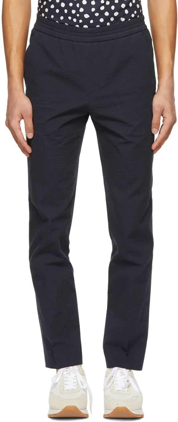Harmony Paris Elasticated Waistband Slim-Fit Trousers