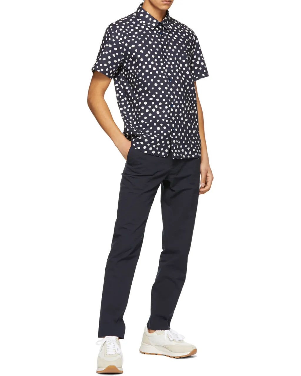 Harmony Paris Elasticated Waistband Slim-Fit Trousers
