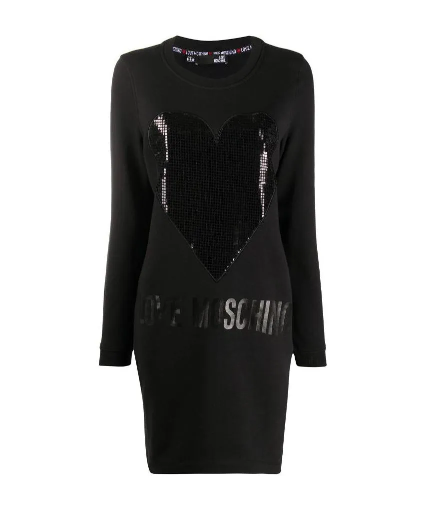 A Sequined Heart-Shaped Dress