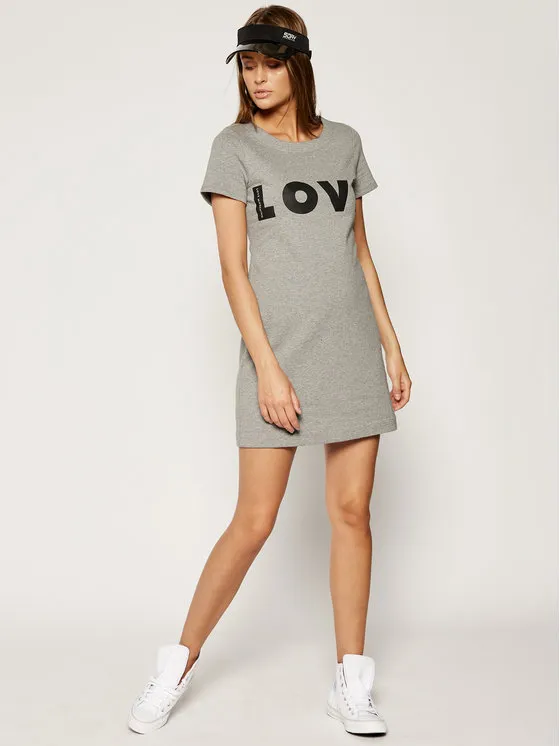 Logo Details T-Shirt Dress
