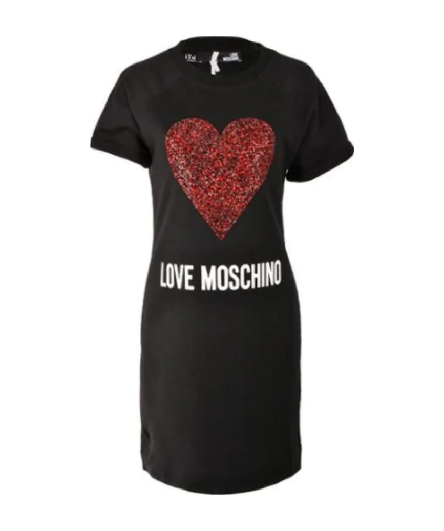 Heart-Shaped Hot Drill Stretch Dress