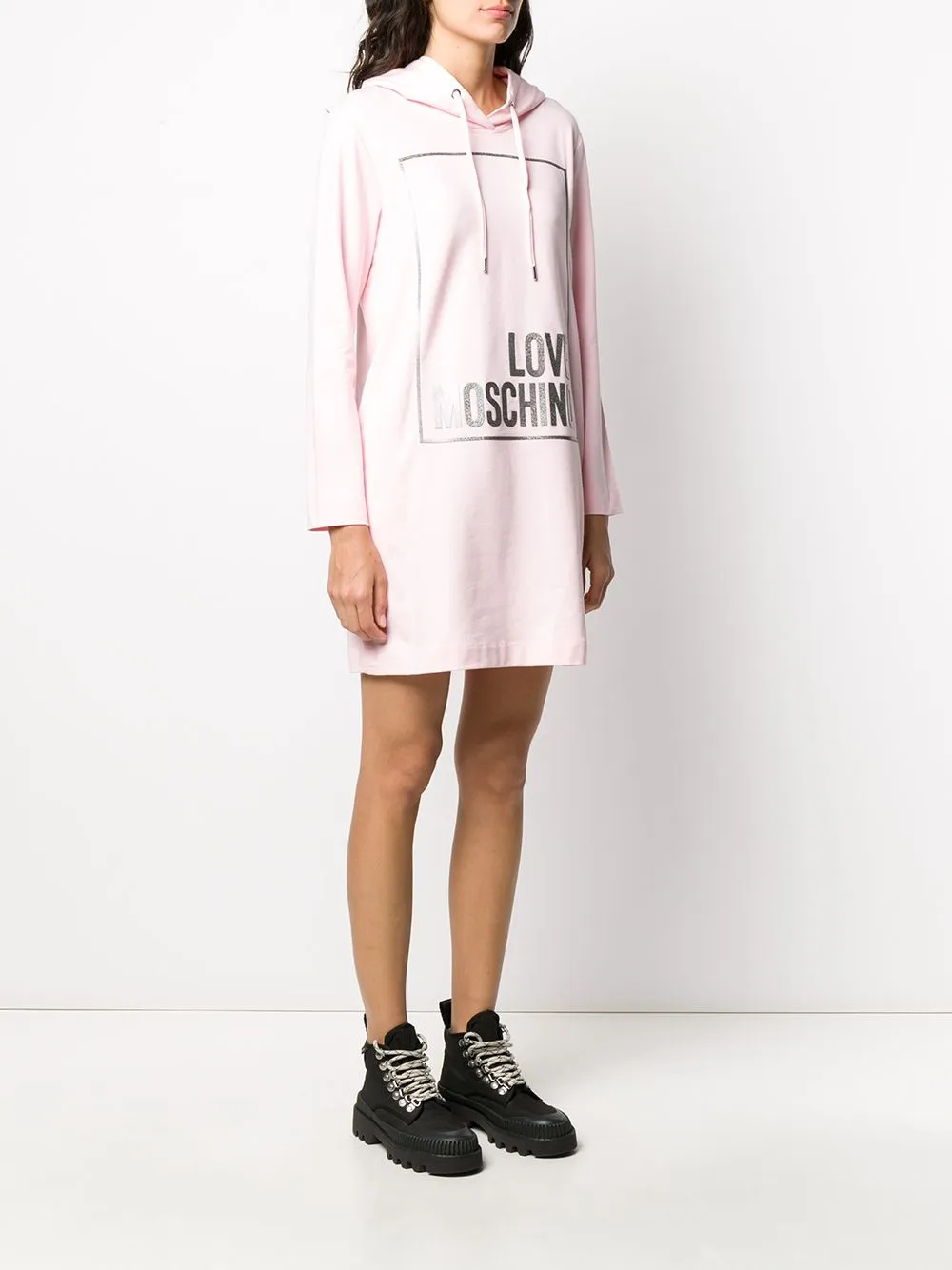 Logo Hooded Dress
