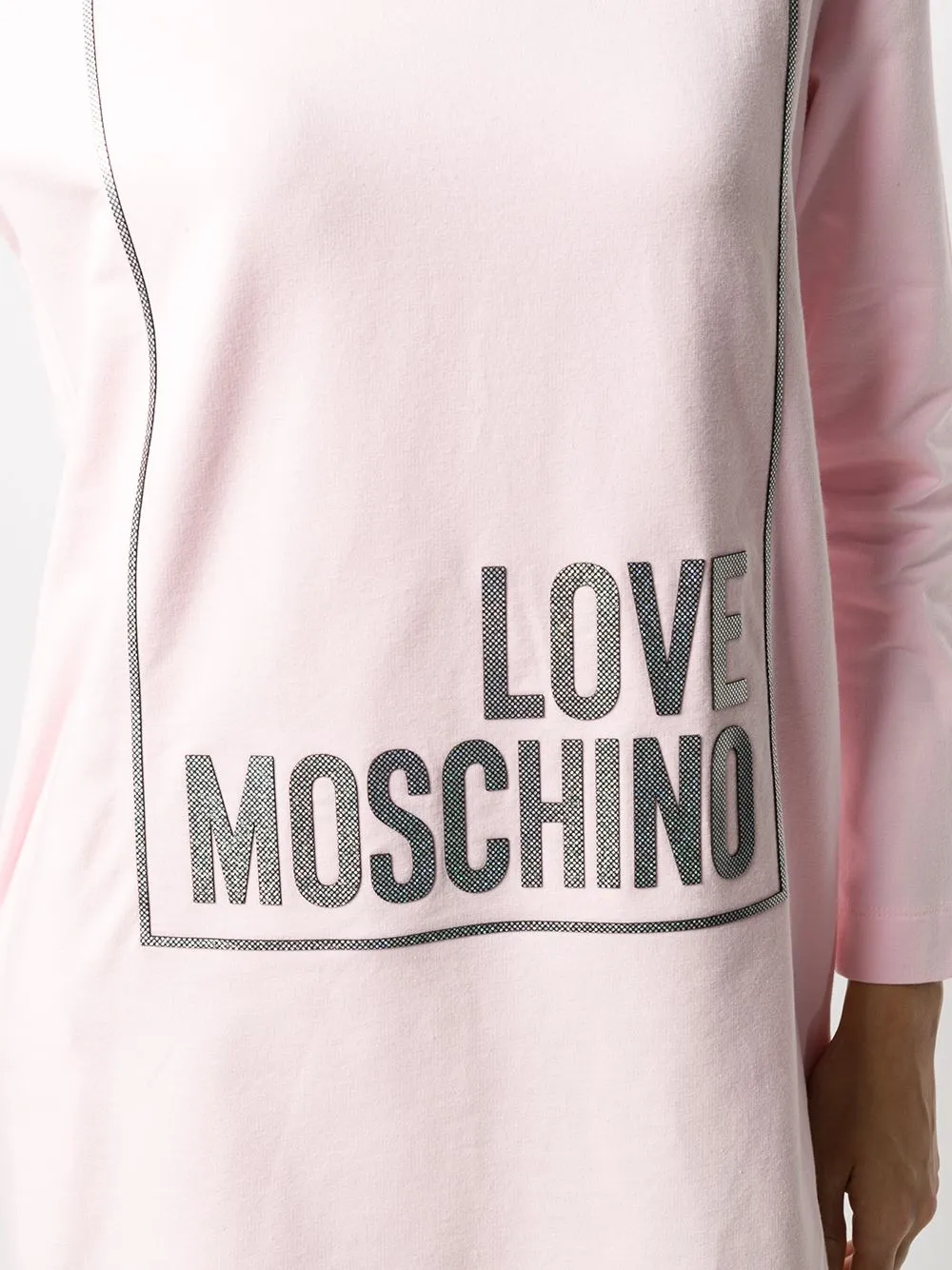 Logo Hooded Dress
