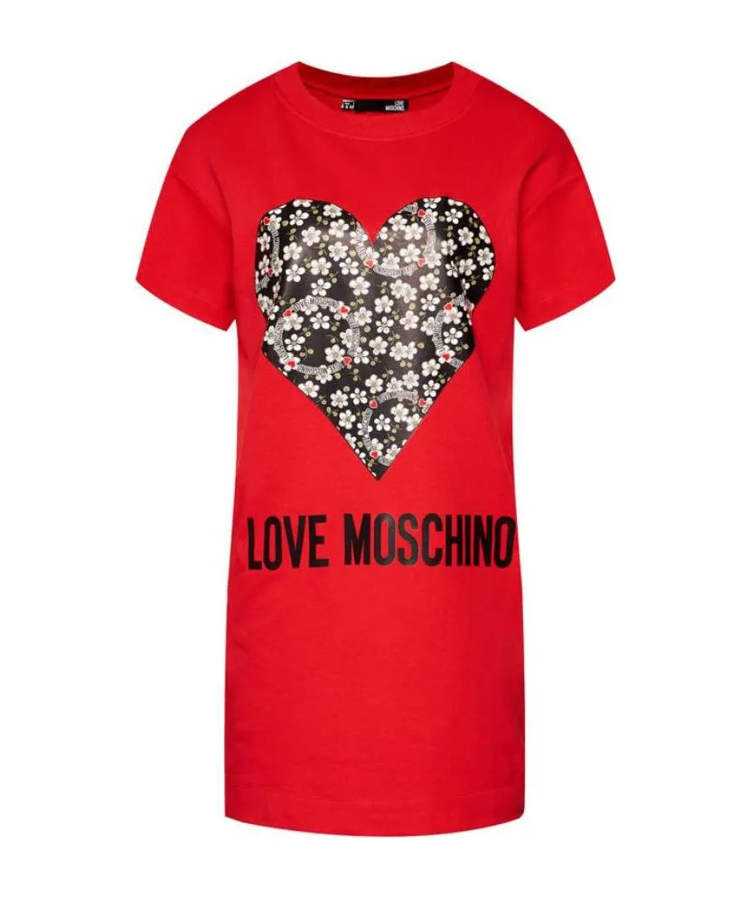 Logo Love Printed T-Shirt Dress