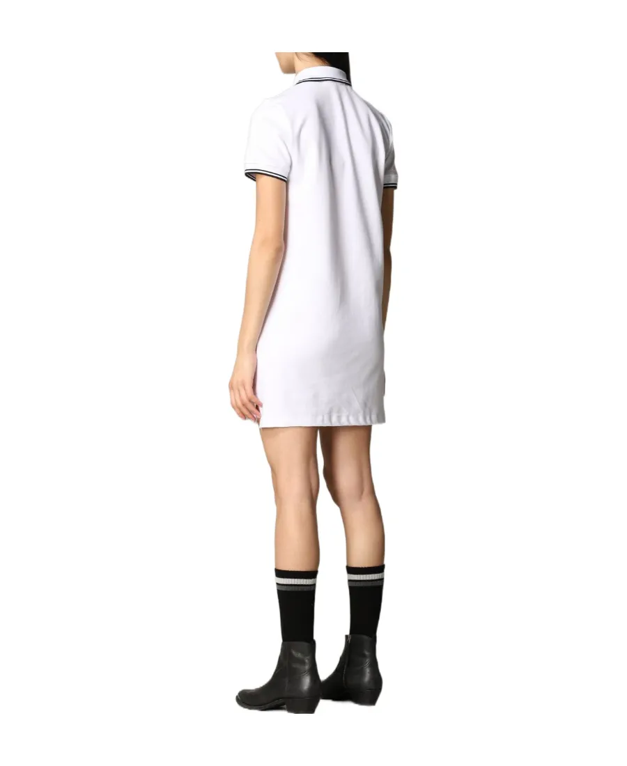 Polo Collar Short-Sleeved Dress