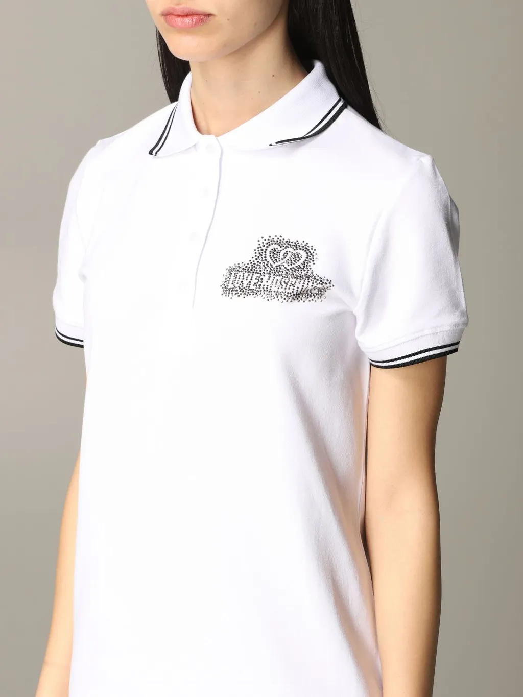 Polo Collar Short-Sleeved Dress