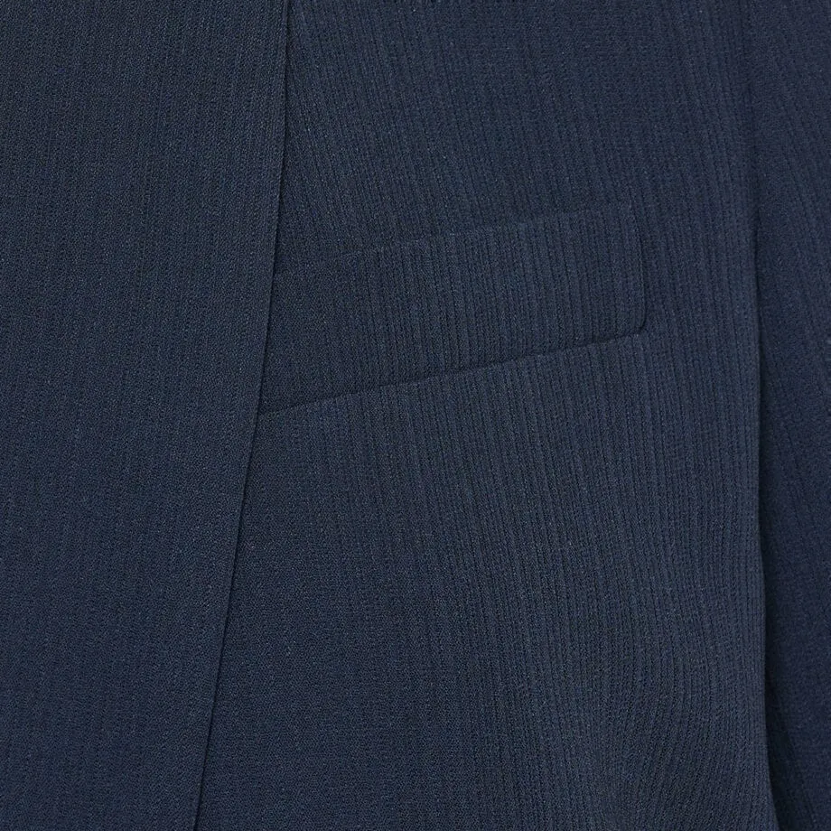 Theory Crepe Single-Breasted Tailored Blazer