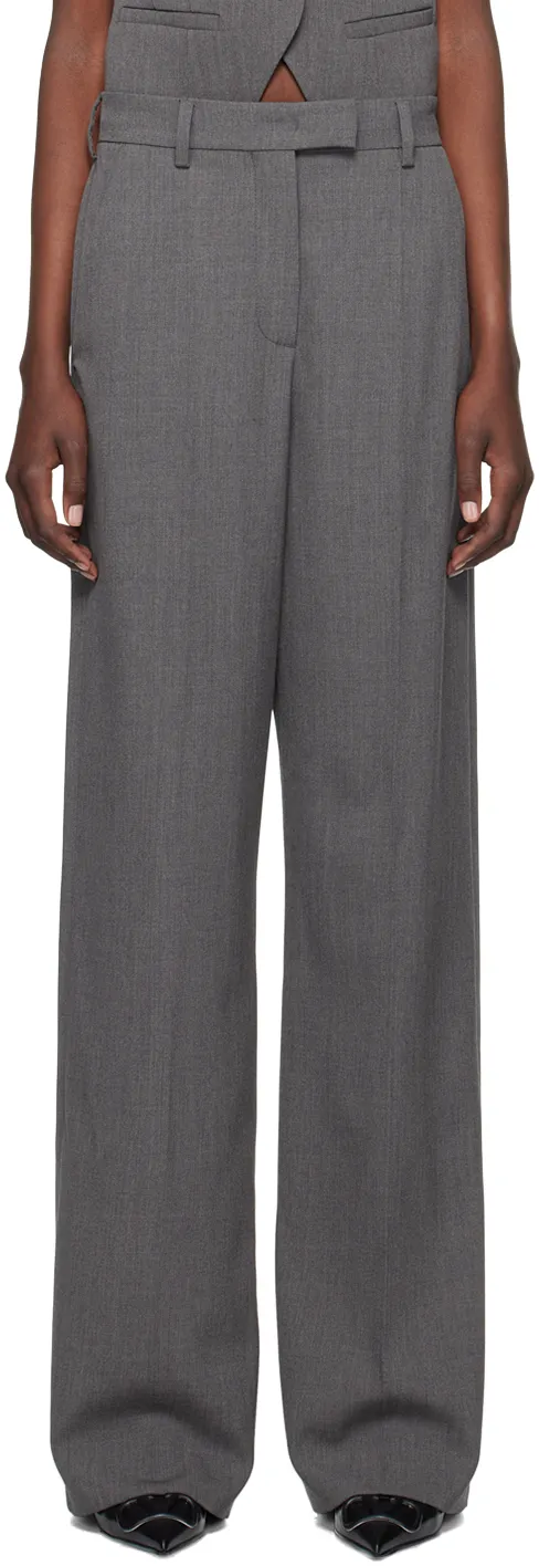 Valentino High Waist Straight Leg Pants