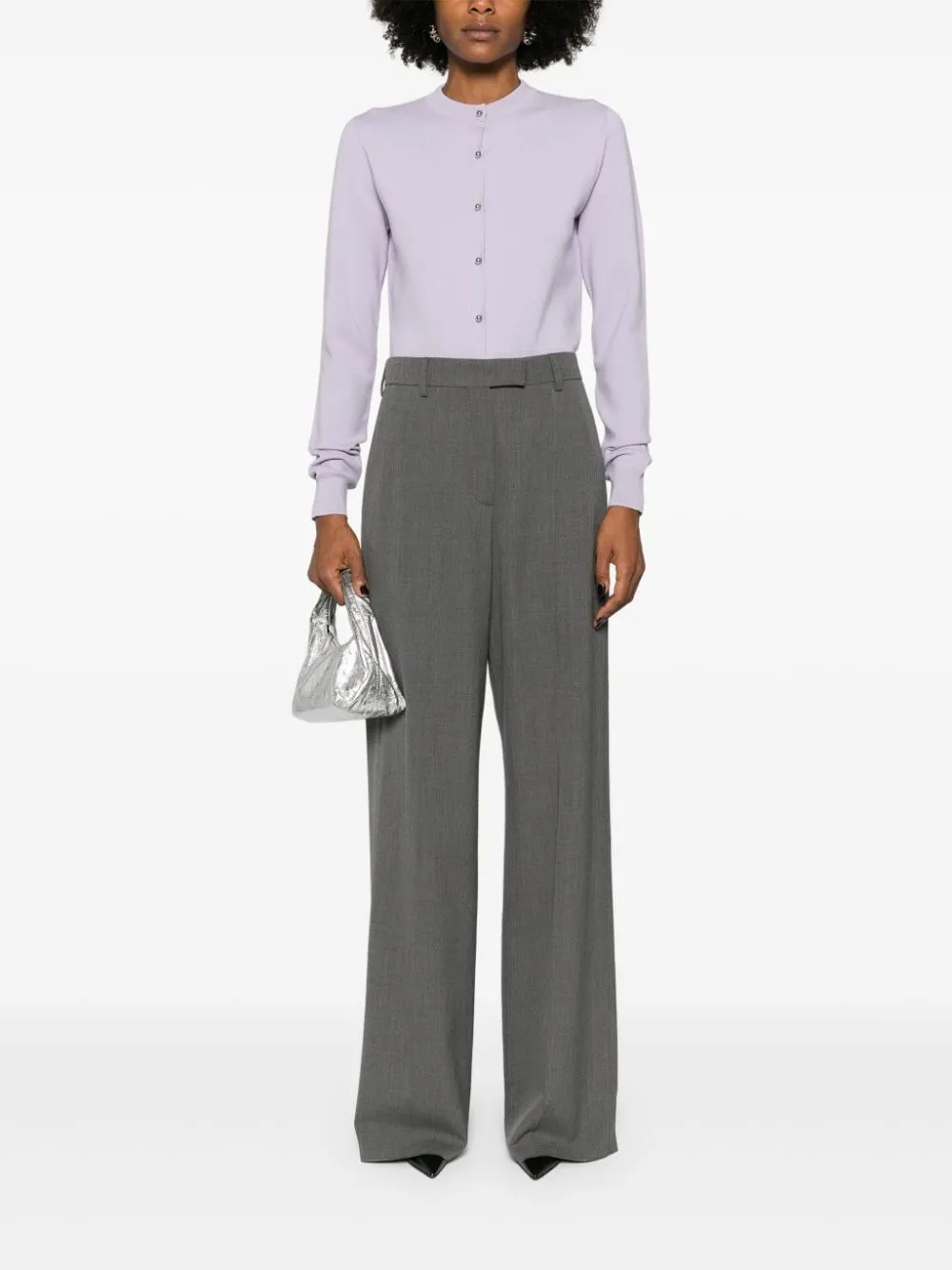 Valentino High Waist Straight Leg Pants