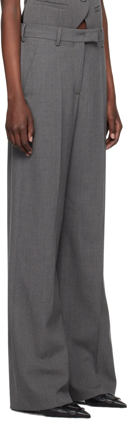 Valentino High Waist Straight Leg Pants