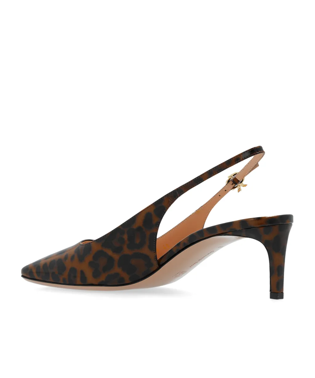 Christina Sling 55Mm Animal-Print Pumps