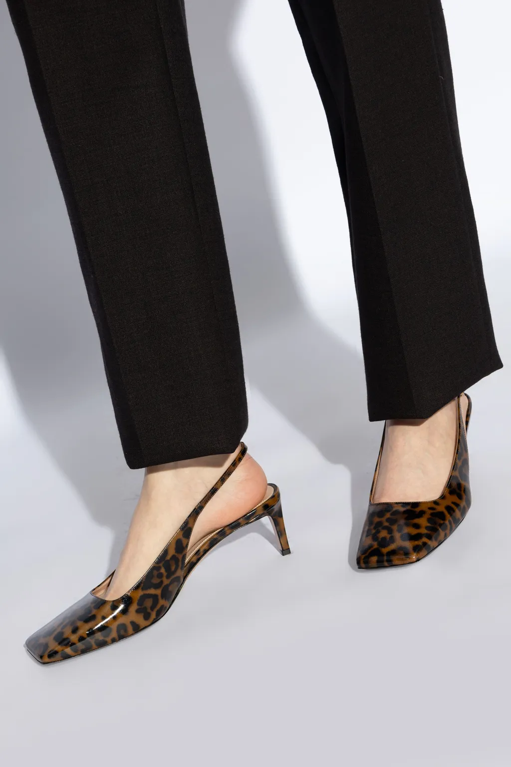 Christina Sling 55Mm Animal-Print Pumps