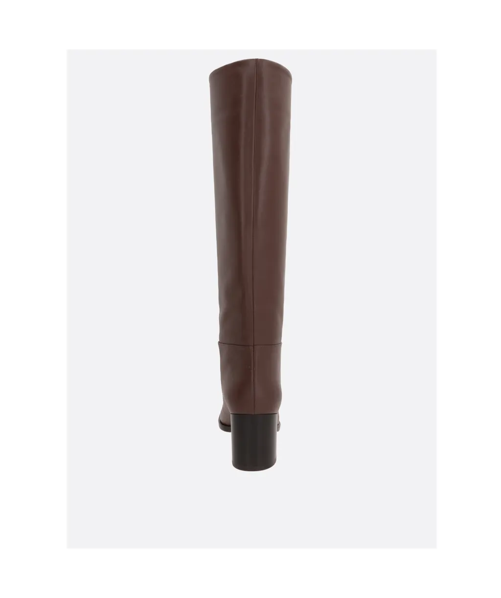 Santiago 85Mm Leather Boots