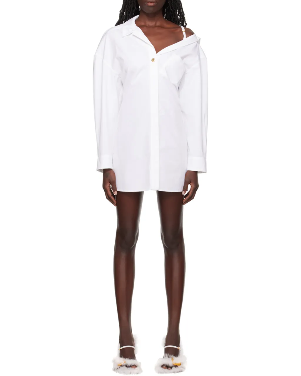 Jacquemus Collared Long-Sleeve Shirt