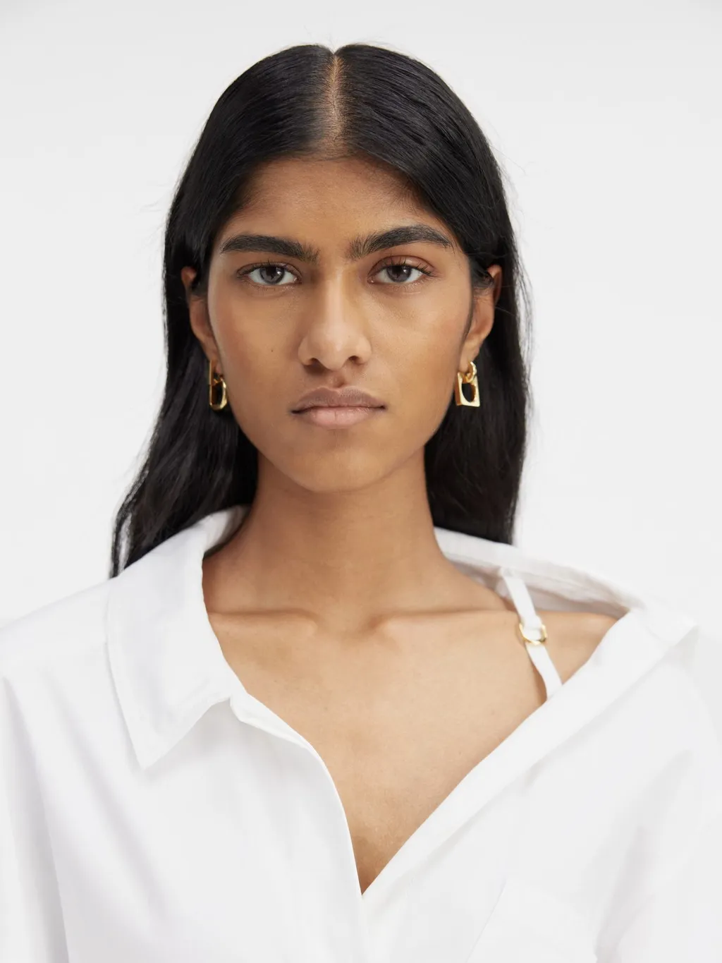 Jacquemus Collared Long-Sleeve Shirt