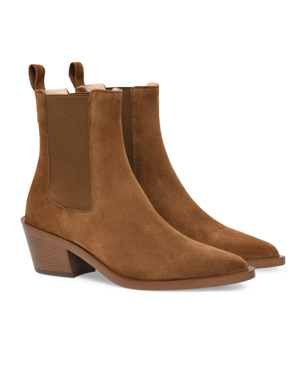 Gianvito Rossi Wylie Pointed Toe Ankle Boots