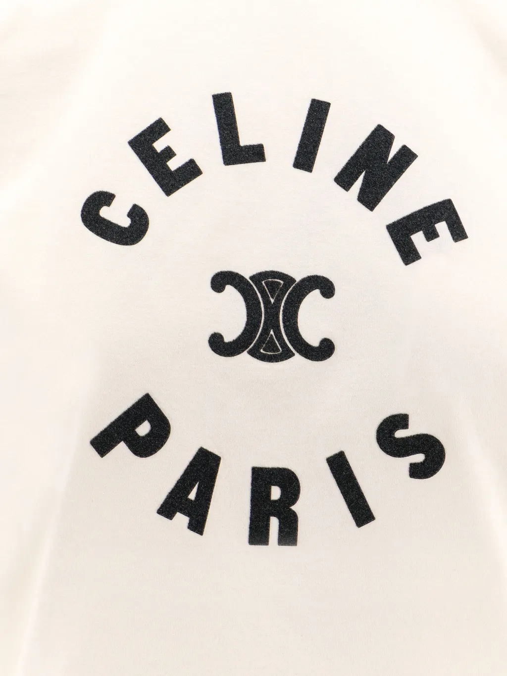 Celine Triomphe T-Shirt In Cotton Jersey