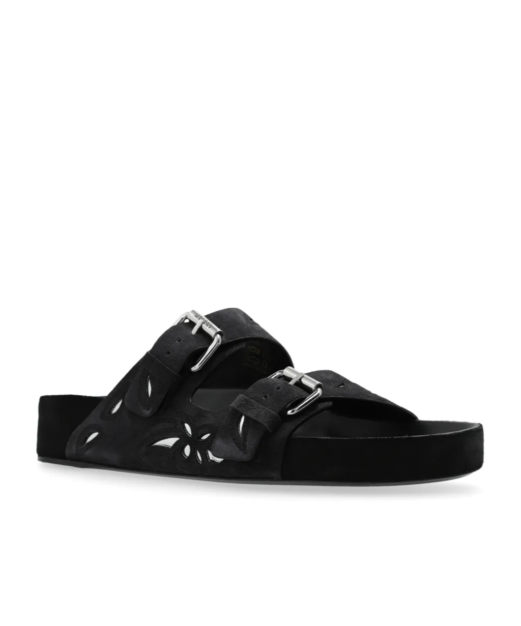 Lennyo Suede Sandals