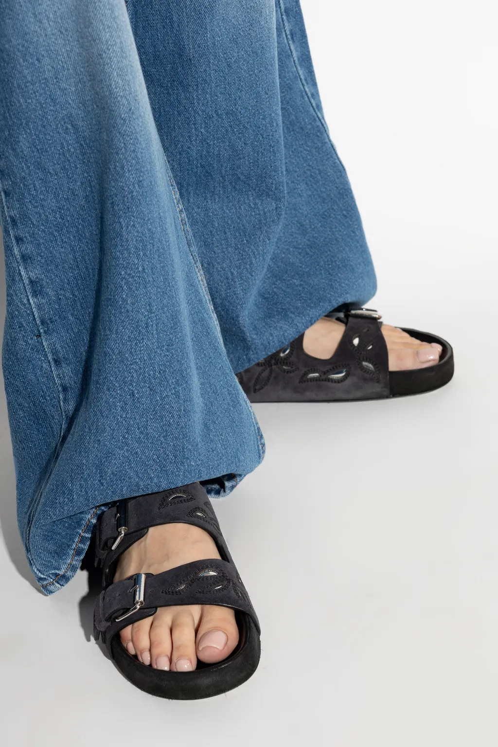 Lennyo Suede Sandals