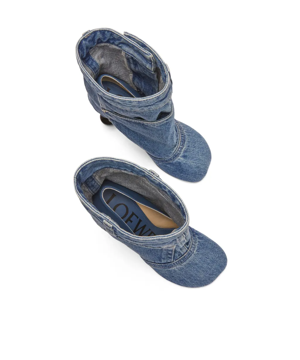 Loewe Toy Denim Ankle Boots
