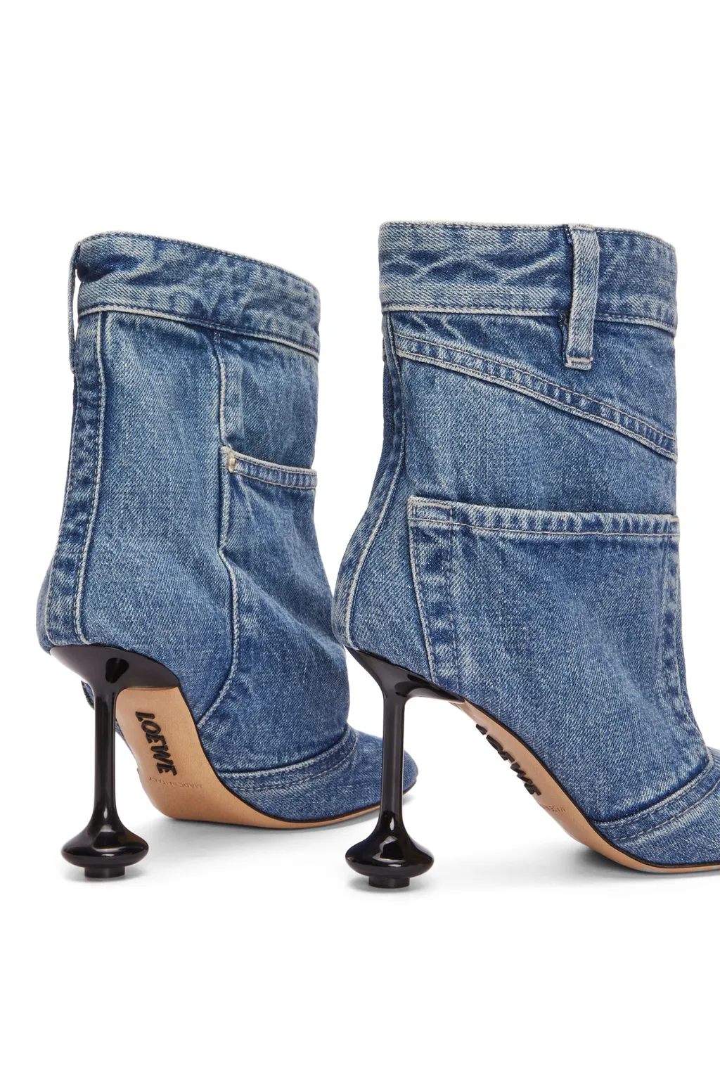 Loewe Toy Denim Ankle Boots