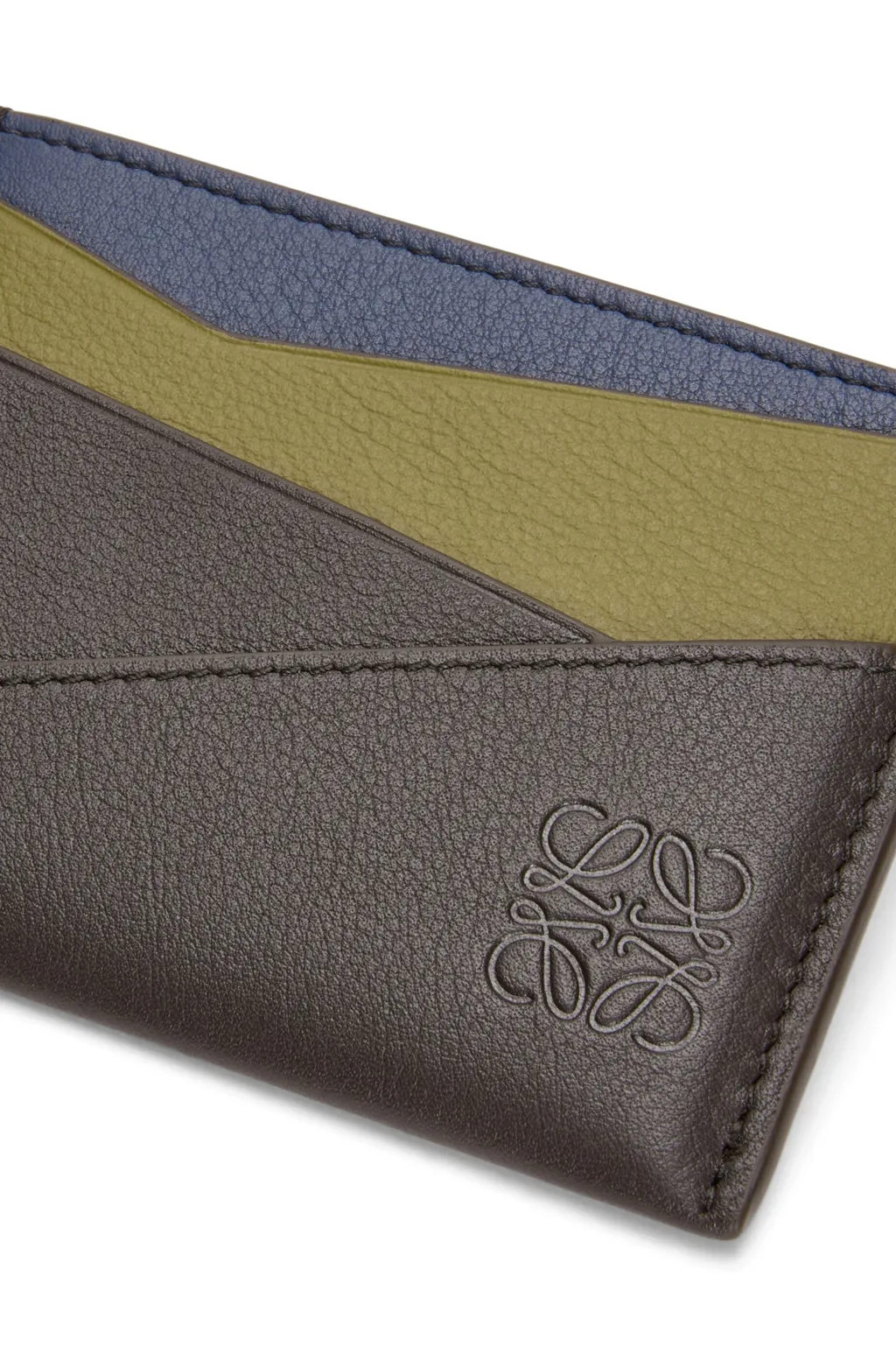 Puzzle Plain Cardholder In Classic Calfskin