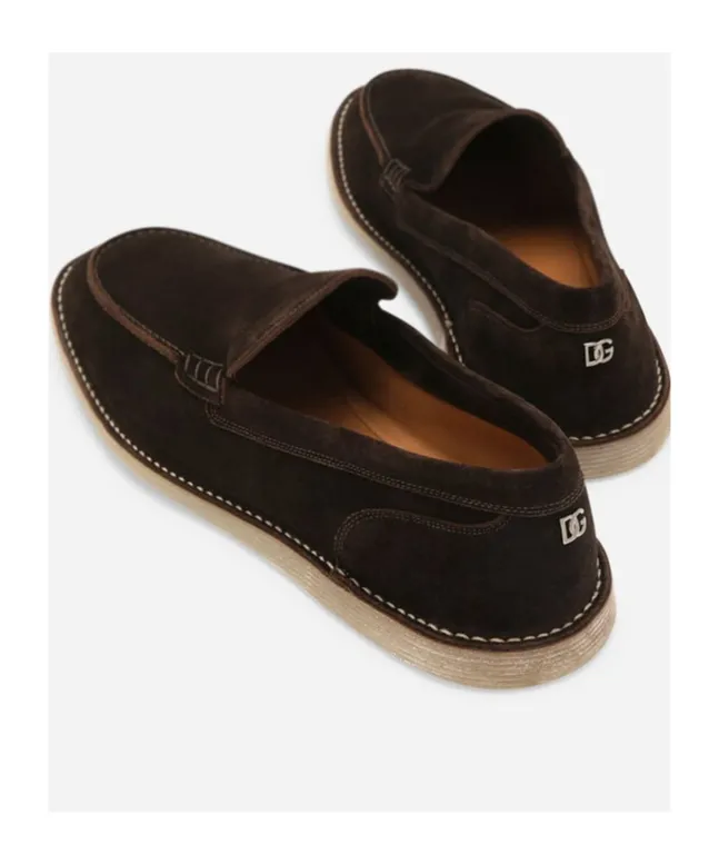 Dolce & Gabbana Dg Logo Plaque Loafers