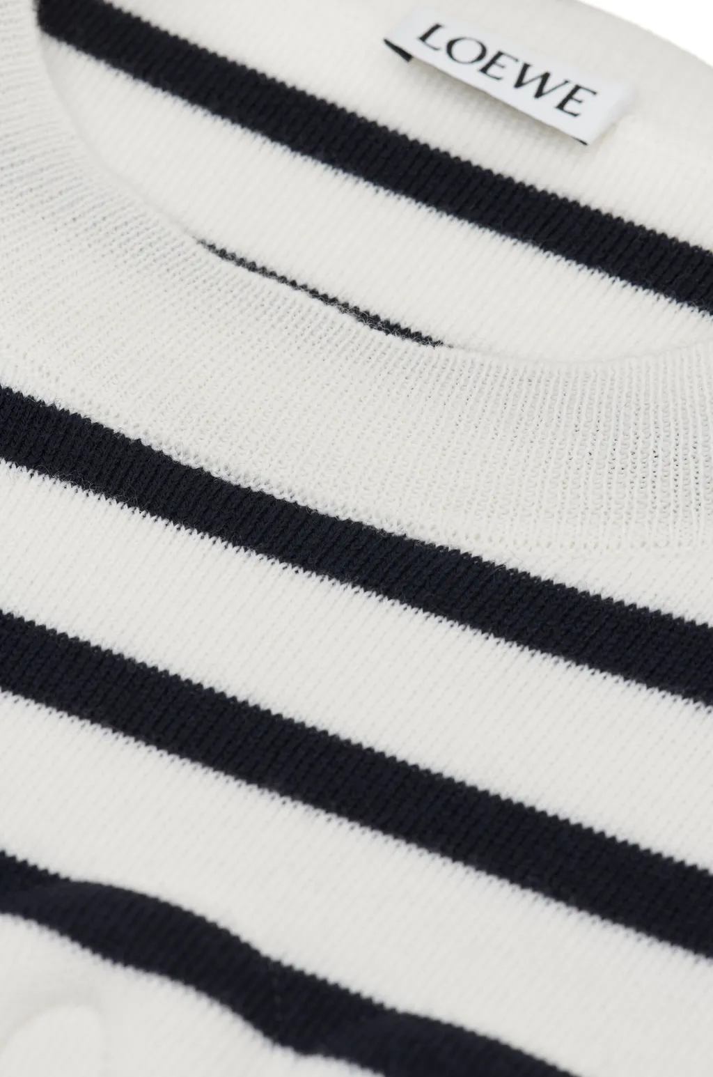 Loewe Striped Cropped Jumper