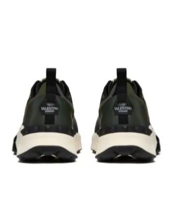 Valentino	Garavani Rockstud Lace-Up Sneakers