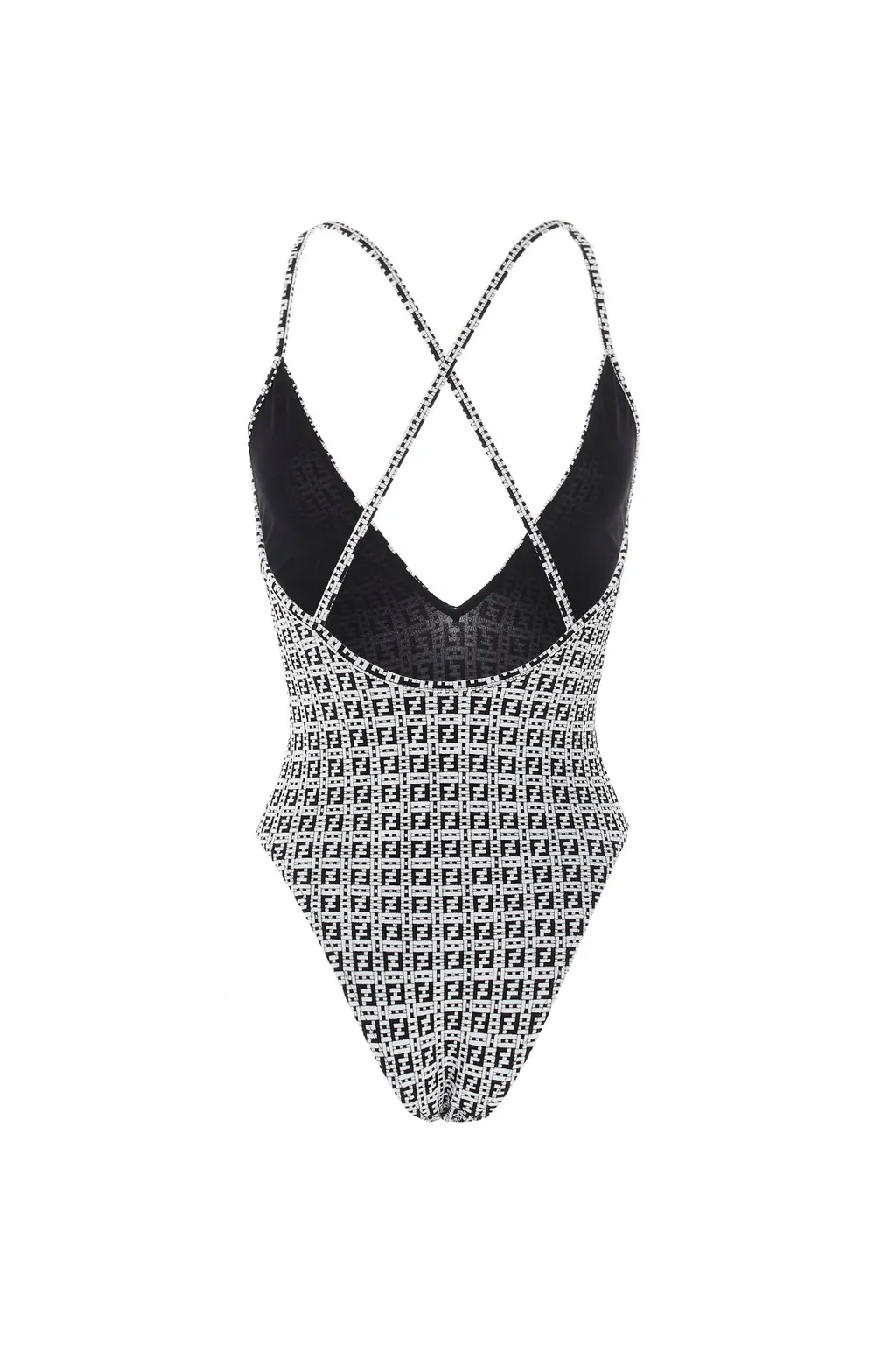 Fendi Ff Motif One-Piece Swimsuit