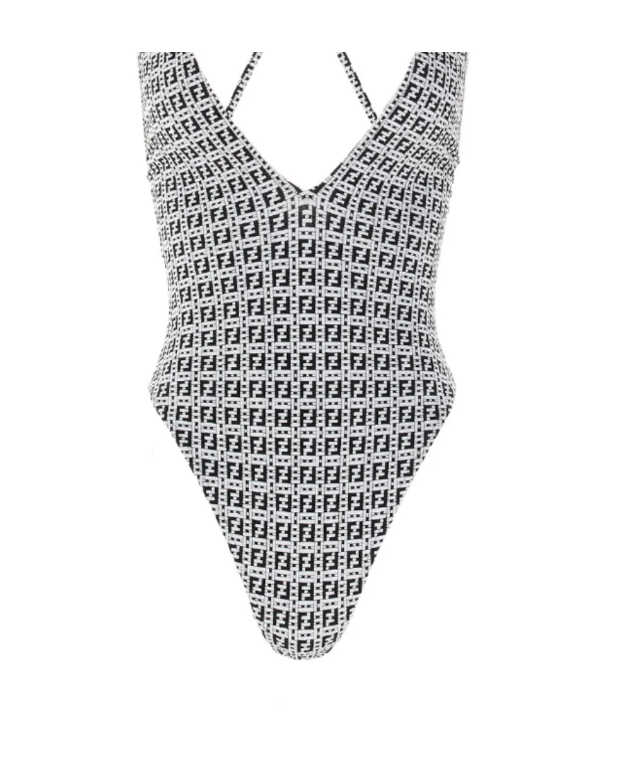 Fendi Ff Motif One-Piece Swimsuit